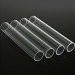 Clear Ribbed Acrylic Tubes – Textured PMMA Transparent Pipes