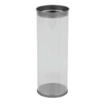Factory Direct Wholesale Transparent PC Plastic Packaging Tubes with Screw Cap – Customizable Size & Logo for Cosmetics, Food & Medical Use
